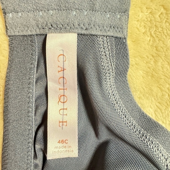 Cacique Boost Plunge Bra Size 46C - Picture 6 of 6